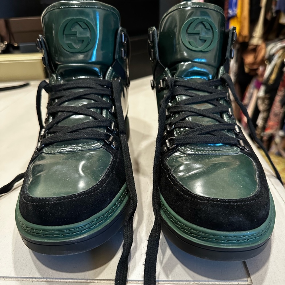 Brand new Gucci high top sneakers.